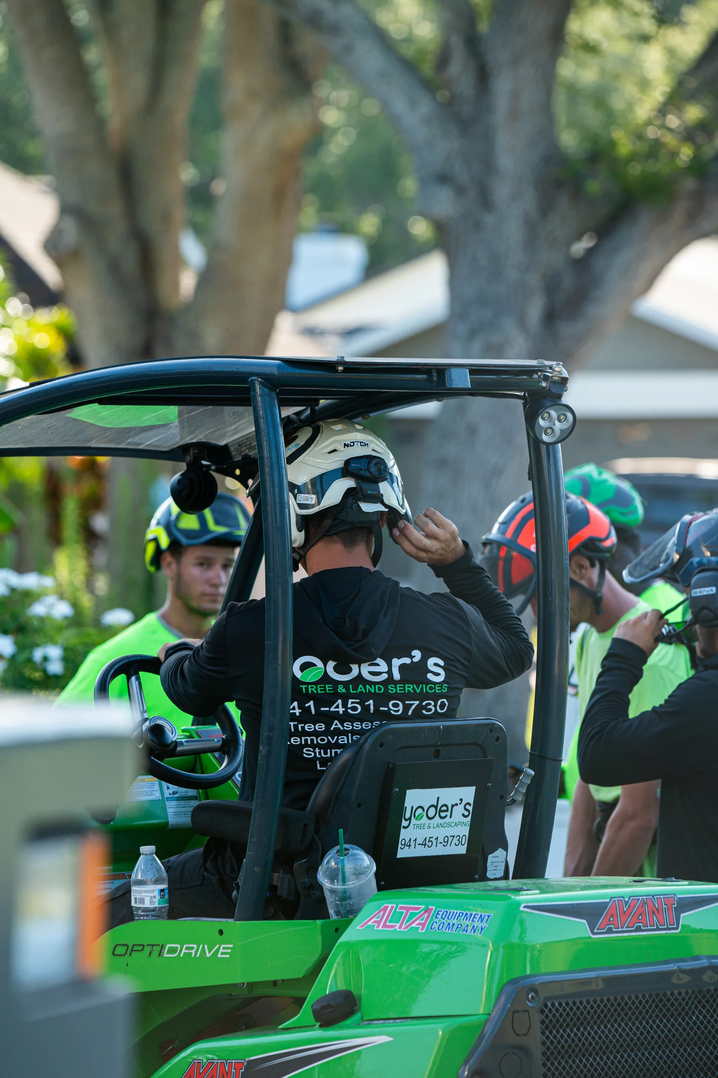 Yoder's Tree & Land Services crew team in Sarasota, FL