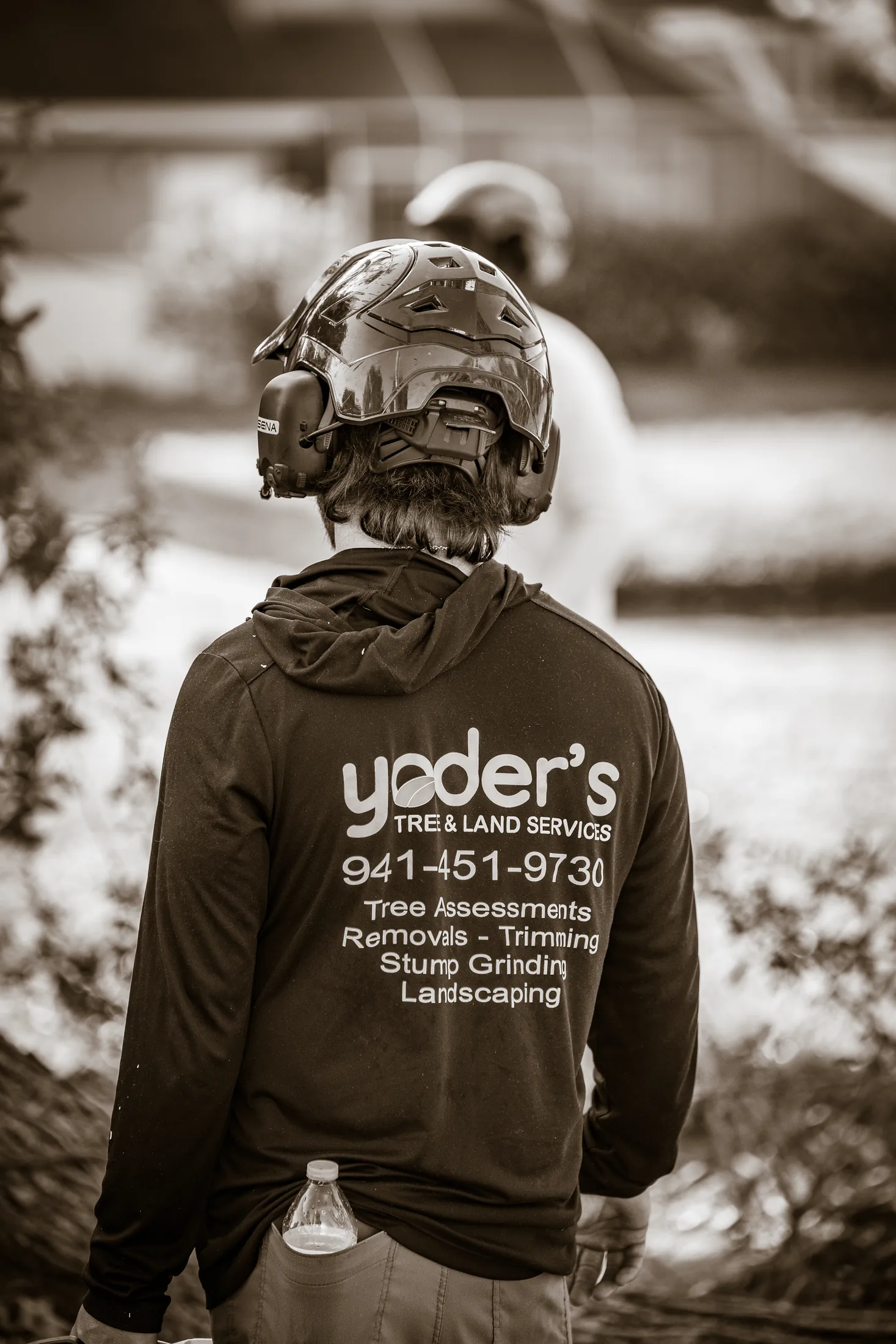 Yoder's Tree & Land Services crew team in Sarasota, FL