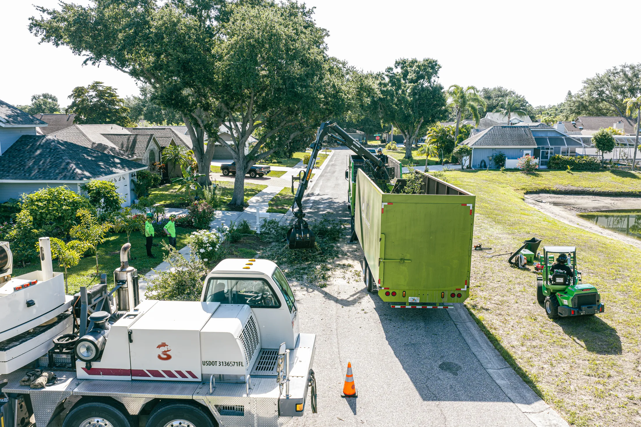 Yoder's Tree & Land Services equipment fleet in Sarasota, FL